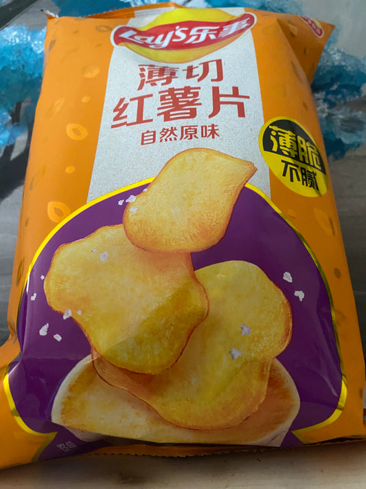Lays sweet potato chips (Thailand)