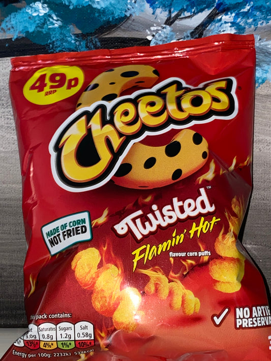 Flamin Hot Twisted Cheetos (UK)